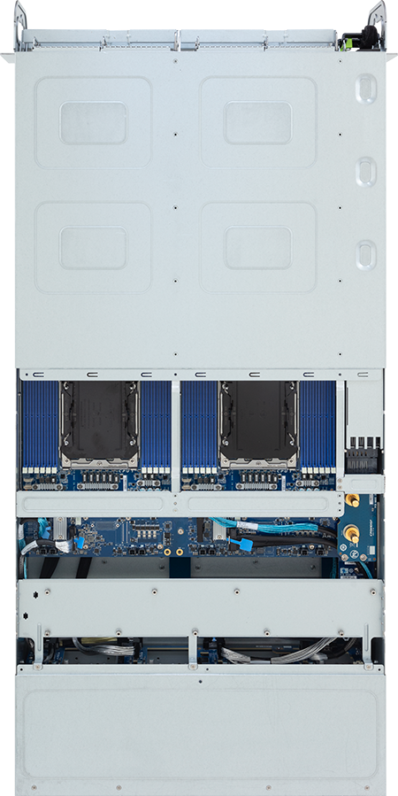 High Density Server - Intel® Xeon® 6 Processors - 3U 4-Node DP 8-Bay Gen5 NVMe/SATA/SAS-4 Immersion - H374-A81-IAW1