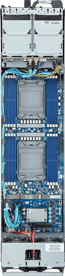 ORv3 Compute Node - 3rd Gen Intel® Xeon® Scalable - 2OU 3-Node DP 4-Bay Gen4 NVMe/SATA/SAS - TO23-H60