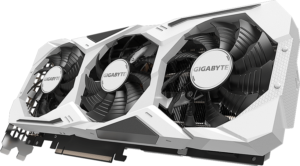 【中古】Geforce RTX 2080 WHITE2 GIGABYTE GeForce RTX 2080 GAMING OC WHITE 8G Graphics Card, 3 x