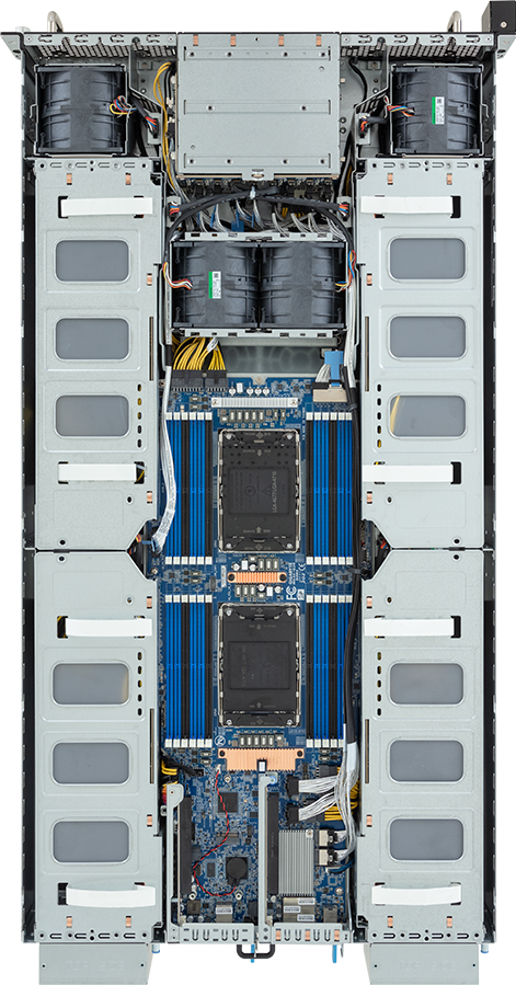 HPC/AI Server - Intel® Xeon® 6 Processors - 2U DP 8 x PCIe Gen5 GPUs (with PCIe switches) - G294-S42-AAP1