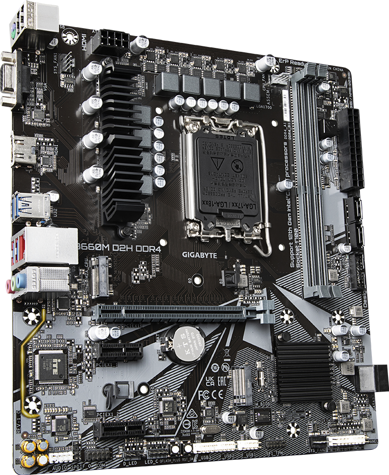 B660M D2H DDR4 (Rev. 1.0) - GIGABYTE Global