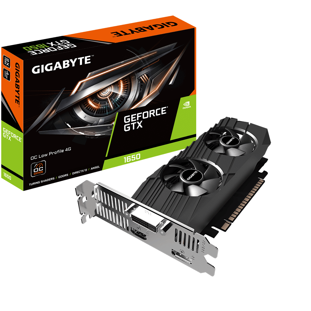 GeForce GTX1650 OC ロープロファイル 4G 2000