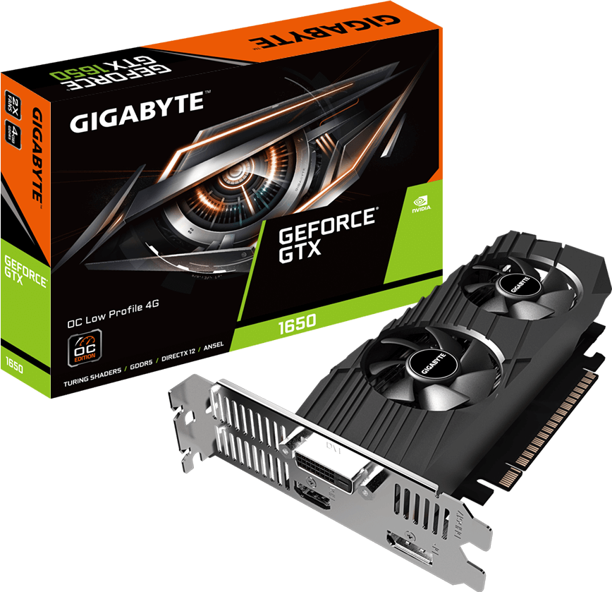 Carte Graphique - GeForce® GTX 1650 OC Low Profile 4G