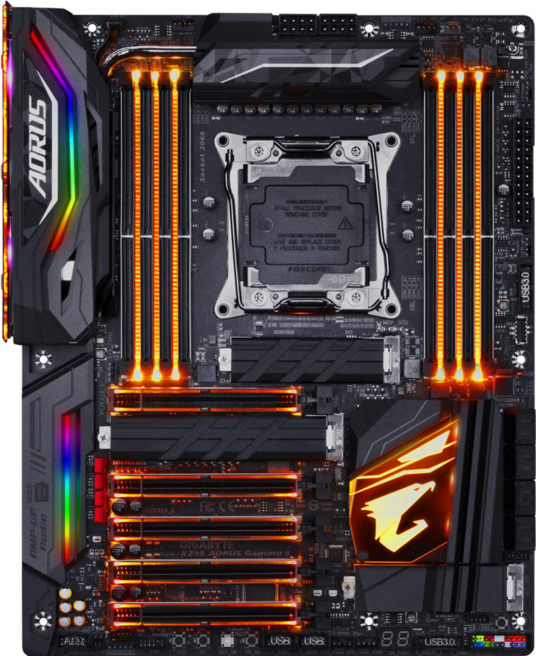 X299 AORUS Gaming 9 (Rev. 1.0) - GIGABYTE Spain