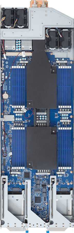ORV3 Server - Intel® Xeon® 6900E+/6900-Series Processors - 1OU 2-Node DP 4-Bay E3.S Gen5 NVMe DLC - TO16-A81-LA01