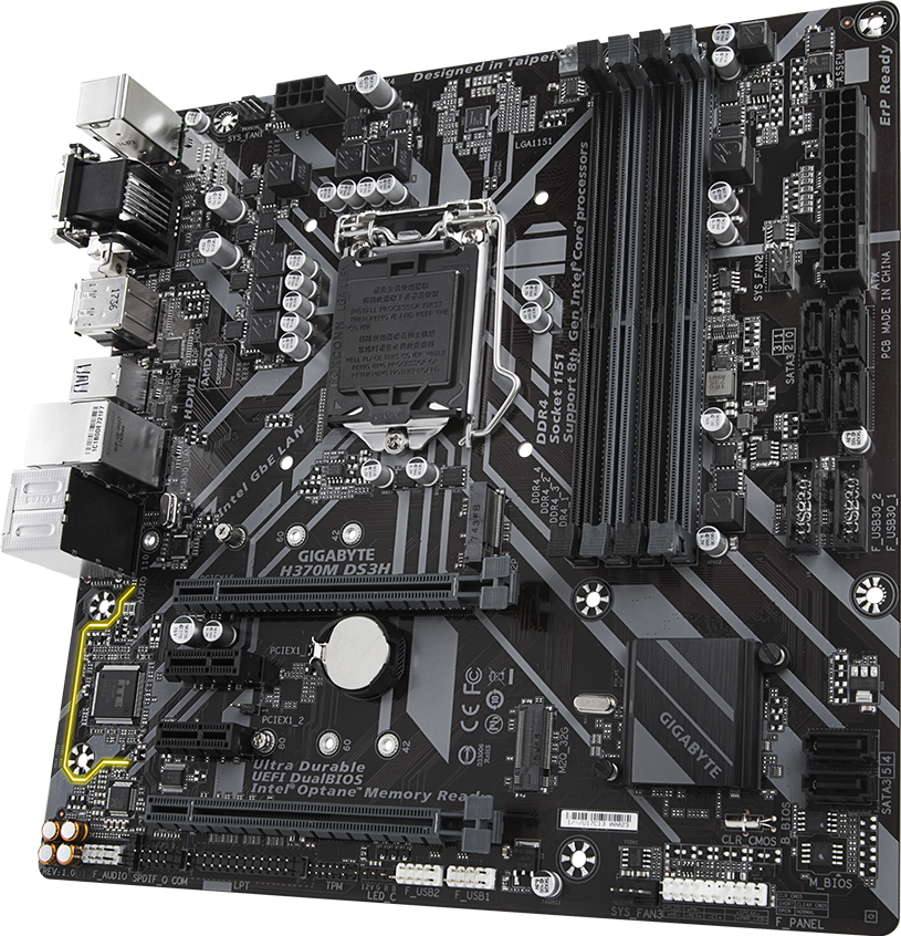 GIGABYTE H470M DS3H＆Intel Core i5-11400F Used - Very Good: GIGABYTE H470M DS3H LGA 1200 Intel H470 Micro