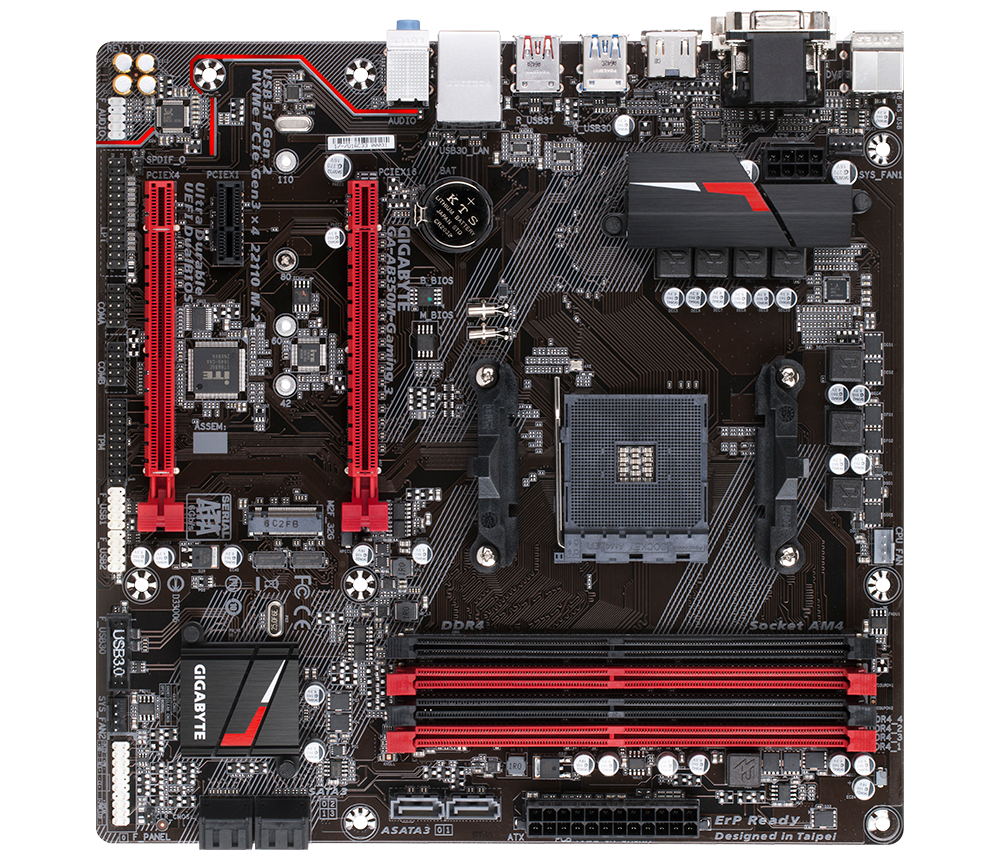GIGABYTE AB350-GAMING 3 マザーボード GA-AB350M-Gaming 3 (Rev. 1.x) - GIGABYTE Japan