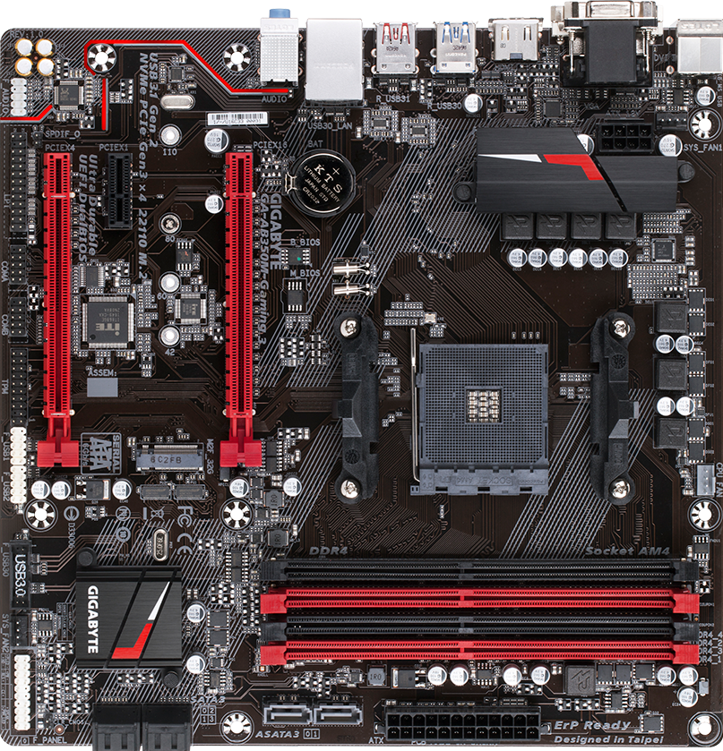 Tarjetas Madre - GA-AB350M-Gaming 3