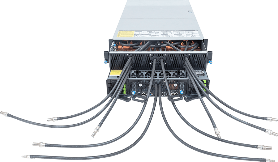 HPC/AI Server - AMD EPYC™ 9005/9004 - 4U DP AMD Instinct™ MI355X DLC - G4L3-ZX1-LAT4