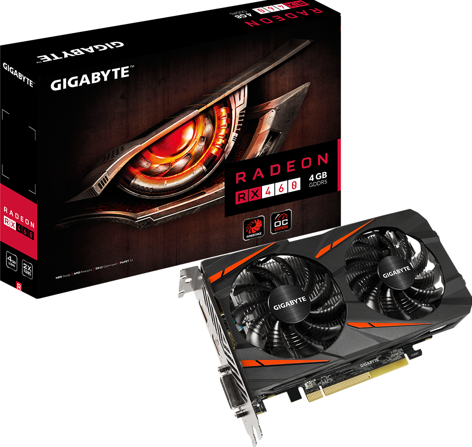 Grafikkarten - Radeon™ RX 460  WINDFORCE OC 4G