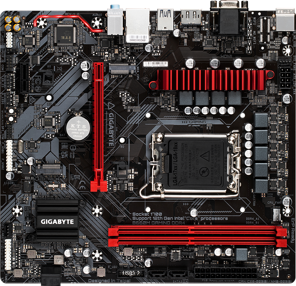 GIGABYTE B660M GAMING マザーボード B660M GAMING X DDR4 (Rev. 1.x) - GIGABYTE Global