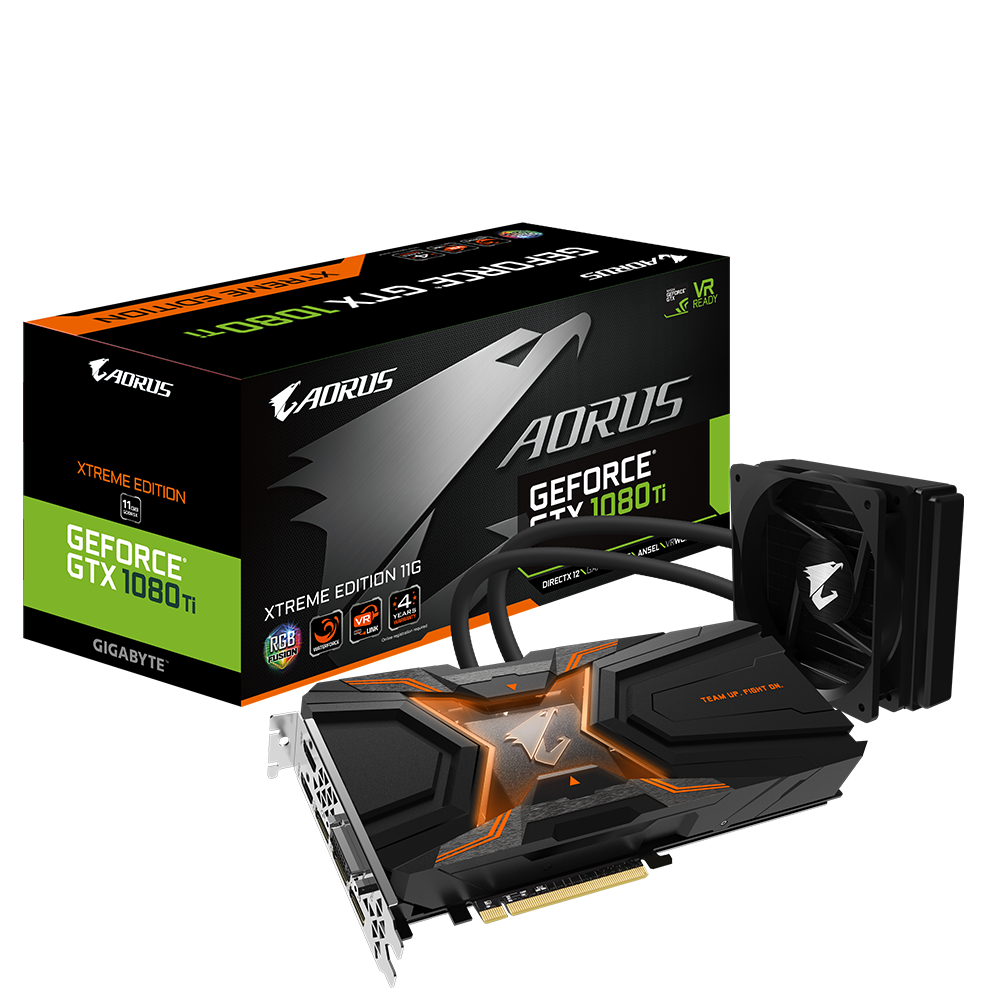 AORUS GeForce GTX 1080Ti GAMING X 11G訳あり AORUS GeForce® GTX 1080 Ti Waterforce Xtreme Edition 11G (Rev. 1.0