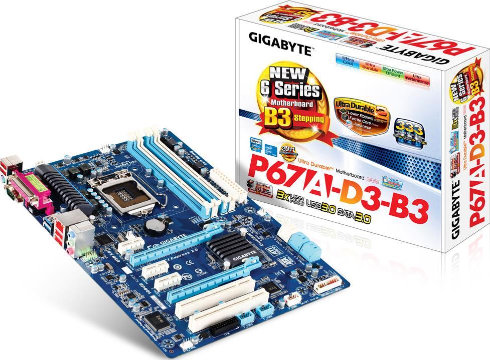 Základné dosky - GA-P67A-D3-B3