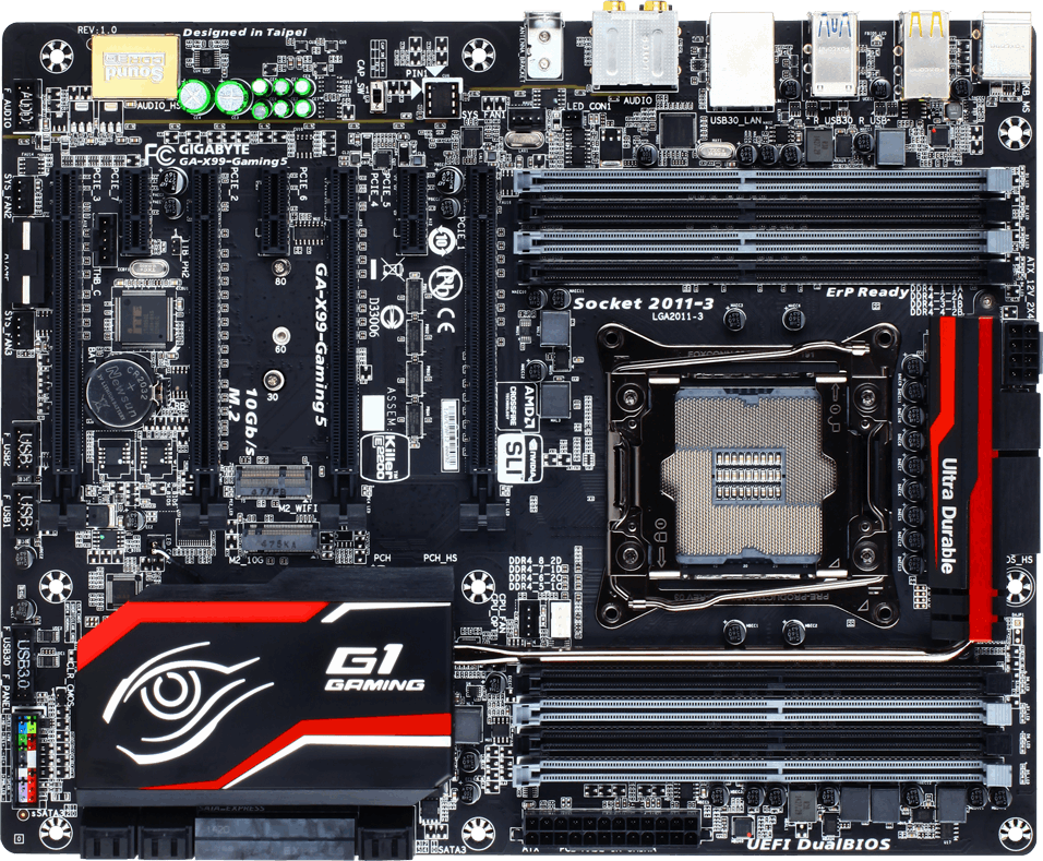 GIGABYTE X99M-GAMING 5 マザーボード CPU メモリ付き GA-X99M-Gaming 5 (Rev. 1.0) - GIGABYTE Global