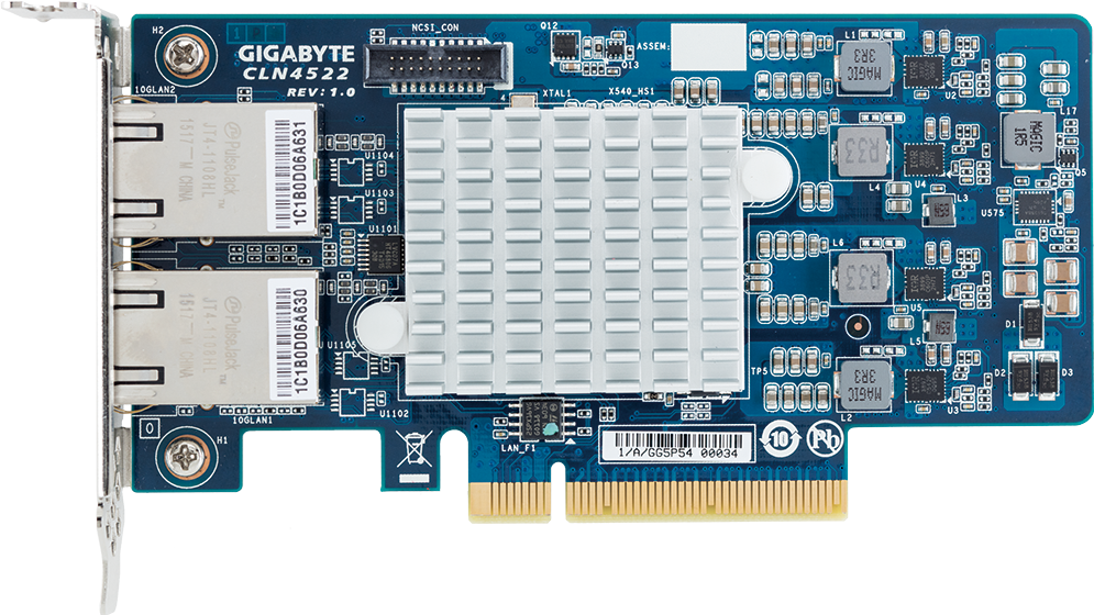 Intel® X540-BT2 10Gb/s 2-port LAN Card - CLN4522