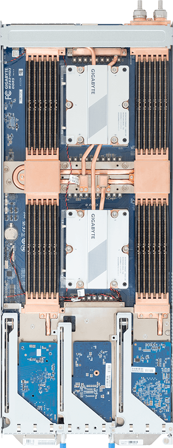 Blade Server - AMD EPYC™ 9005/9004 - 6U 10-Node DP 20-Bay E3.S Gen5 NVMe DLC - B683-Z80-LAS1
