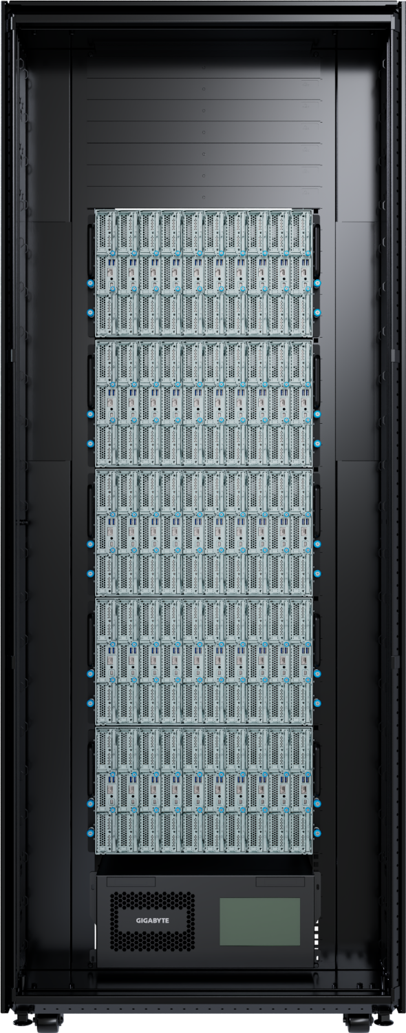GIGAPOD HPC DLC Rack Scale Solution - HPC DLC Rack_42U_50N