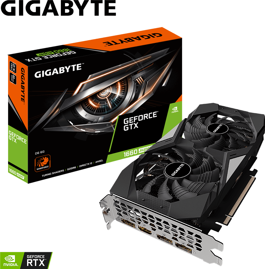 GeForce® GTX 1660 SUPER™ D6 6G - GIGABYTE Global