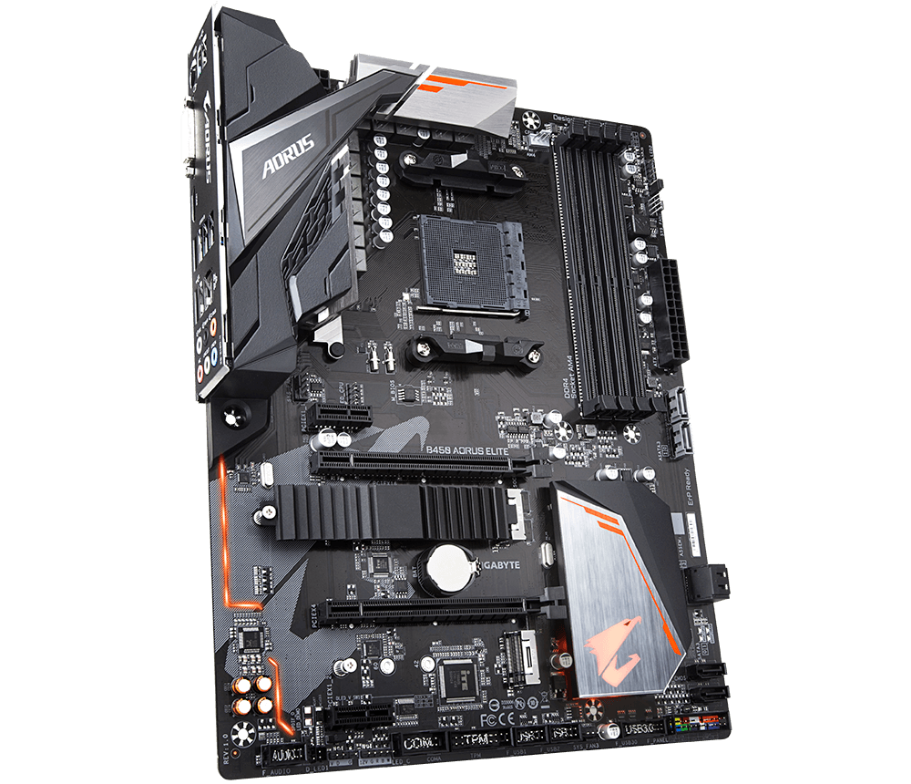 B450 AORUS ELITE (Rev. 1.x) - Преимущества | Материнские платы GIGABYTE