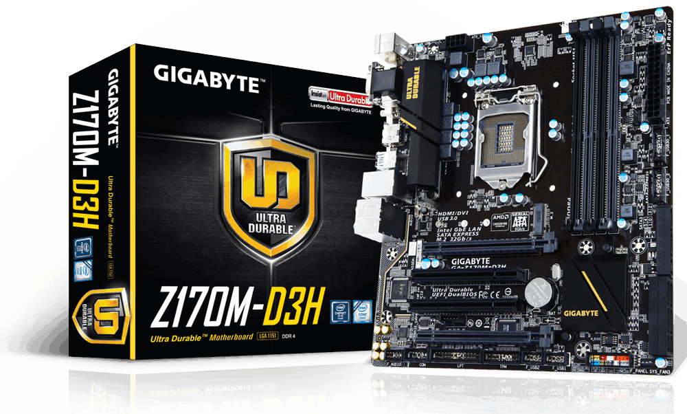 GA-Z170M-D3H (Rev. 1.0) - Key features | Motherboard GIGABYTE