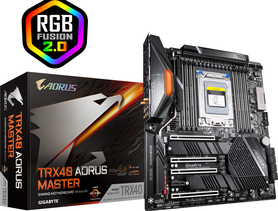 Tarjetas Madre - TRX40 AORUS MASTER