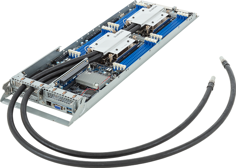 High Density Server - 5th/4th Gen Intel® Xeon® Scalable - 2U 4-Node DP 24-Bay Gen4 NVMe/SATA/SAS 3000W DLC - H263-S62-LAW1
