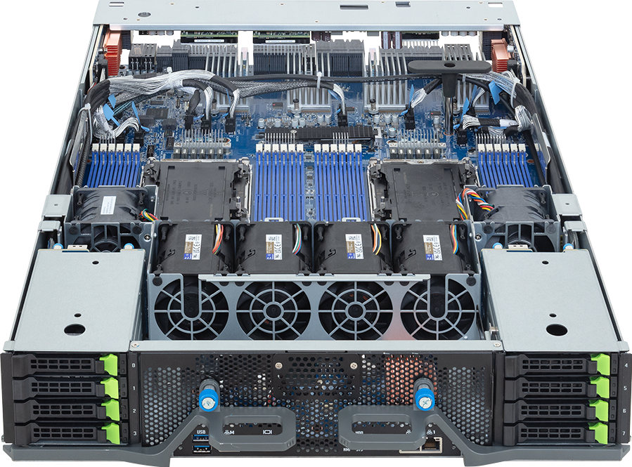HPC/AI Server - Intel® Xeon® 6 Processors - 8U DP NVIDIA HGX™ B200 - G894-AD1-AAX5
