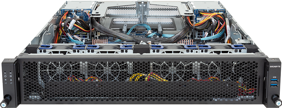 Edge Server - Intel® Xeon® 6 Processors - 2U DP 4-Bay Gen5 NVMe/SATA/SAS-4 - E284-A90-AAJ1