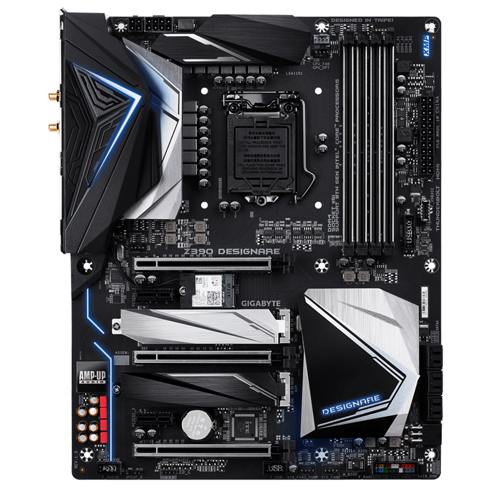 Z390 DESIGNARE Rev. 1.0 Key features Motherboard GIGABYTE