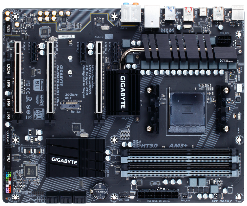 GA 990FXA UD3 Ultra Rev. 1.0 Kluczowe cechy P yty g wne