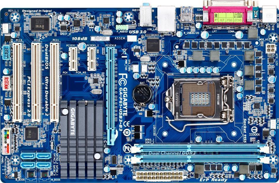 Tarjetas Madre - GA-P61-USB3-B3