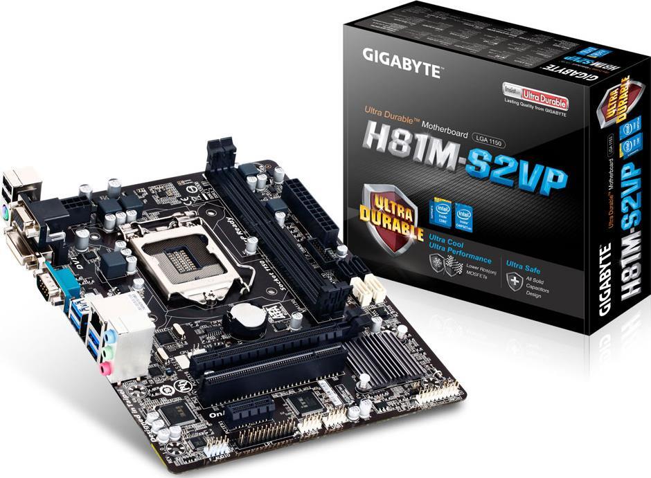 Tarjetas Madre - GA-H81M-S2VP