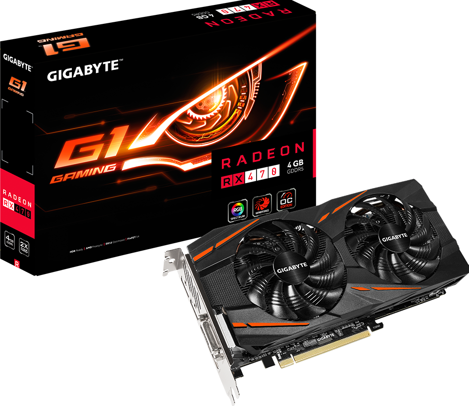 Graphics Card - Radeon™ RX 470 G1 Gaming 4G