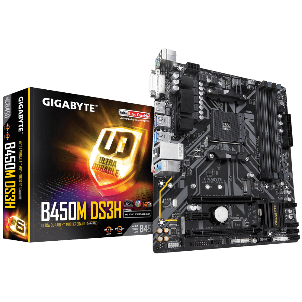 B450M DS3H (Rev. 1.x) - Преимущества | Материнские платы GIGABYTE