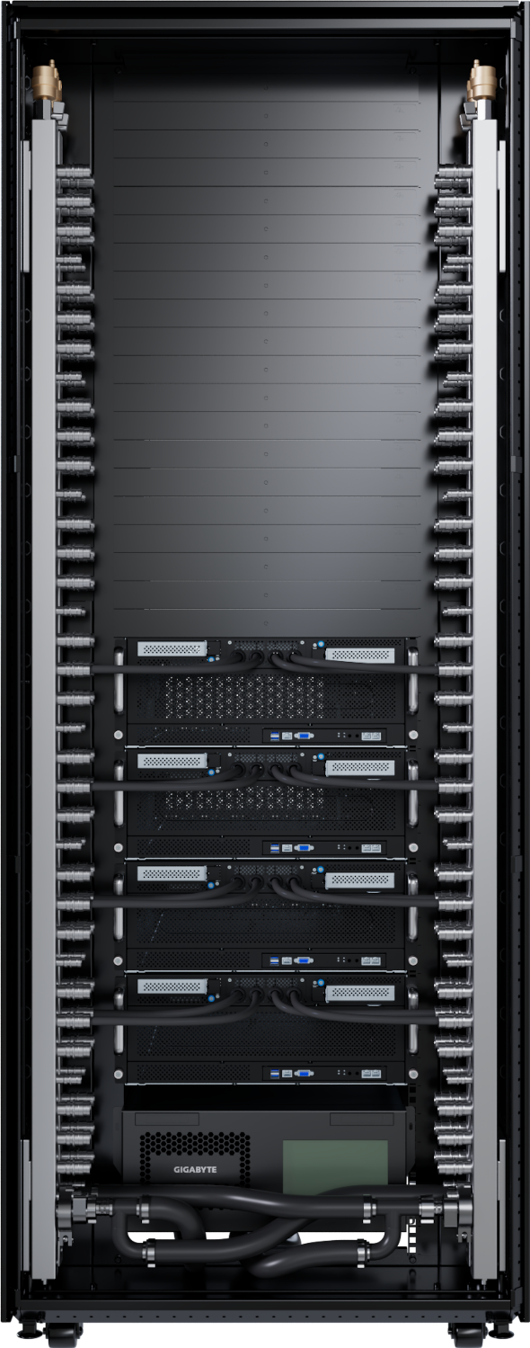 GIGAPOD AI DLC Rack Scale Solution - AI DLC Rack_AMD Radeon AI PRO R9700S