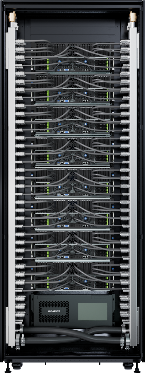 GIGAPOD AI DLC Rack Scale Solution - AI DLC Rack_AMD Instinct MI325X