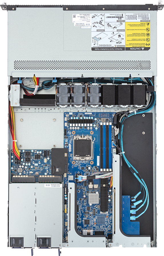 Rack Server - AMD EPYC™ 4005/4004 & Ryzen™ 9000/7000 - 1U UP 4-Bay Gen4 NVMe/SATA Platinum - R133-C10-AAA2