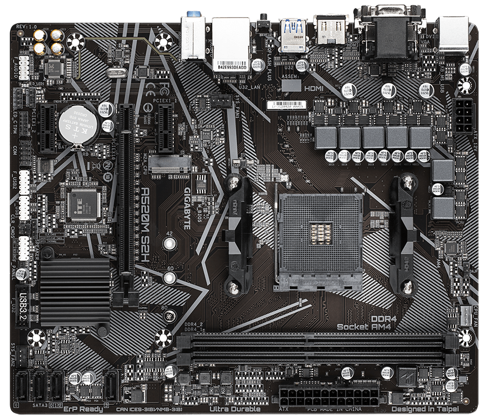 a520m s2h gigabyte