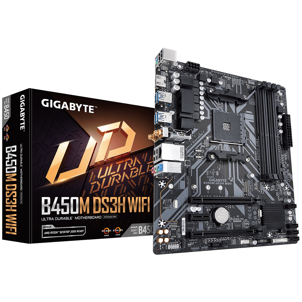 Gigabyte b450m ds3h wifi micro atx am4 best sale motherboard