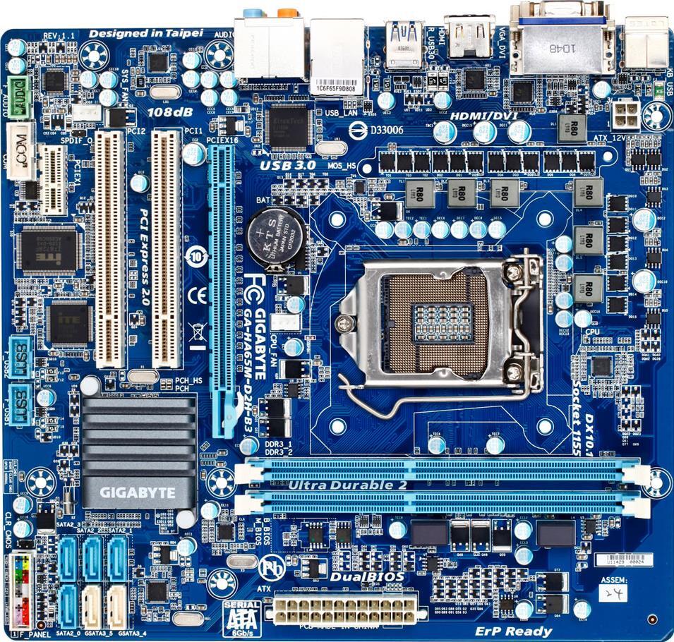 Motherboard - GA-HA65M-D2H-B3