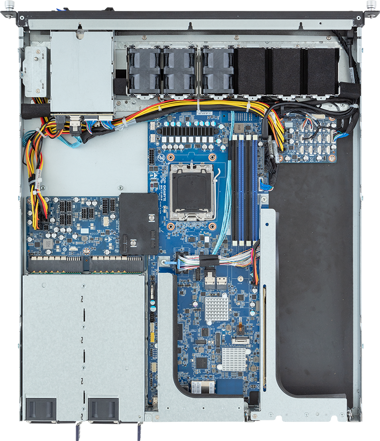 Edge Server - AMD EPYC™ 4005/4004 & Ryzen™ 9000/7000 - 1U UP 2-Bay SATA Titanium - E133-C10-AAG1