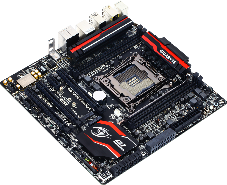 GIGABYTE X99M-GAMING 5 マザーボード CPU メモリ付き important_image.jpg