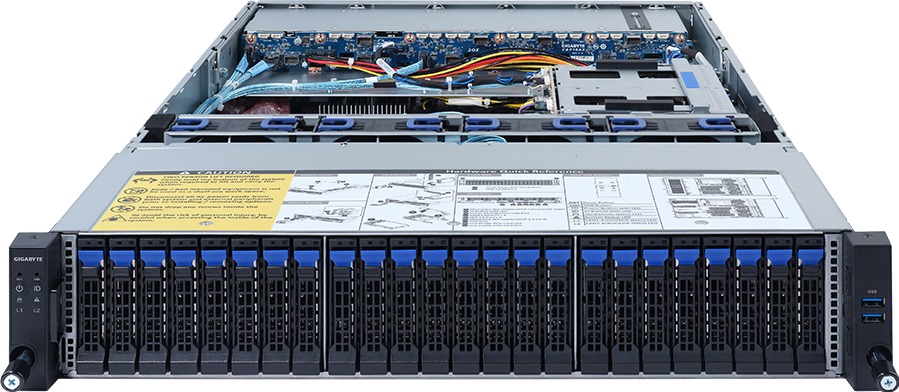 Rack Server - AMD EPYC™ 7003/7002 - 2U UP 42-Bay Gen4 NVMe/SATA/SAS - R262-ZA0