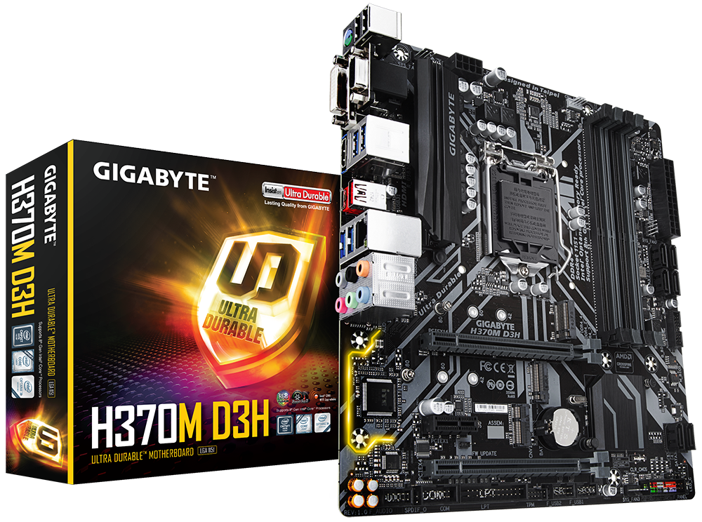 GIGABYTE H370M D3H マザーボード H370M D3H (Rev. 1.0) - GIGABYTE Global