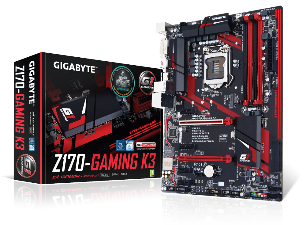 GAZ170Gaming K3EU (Rev. 1.0) Преимущества Материнские платы GIGABYTE
