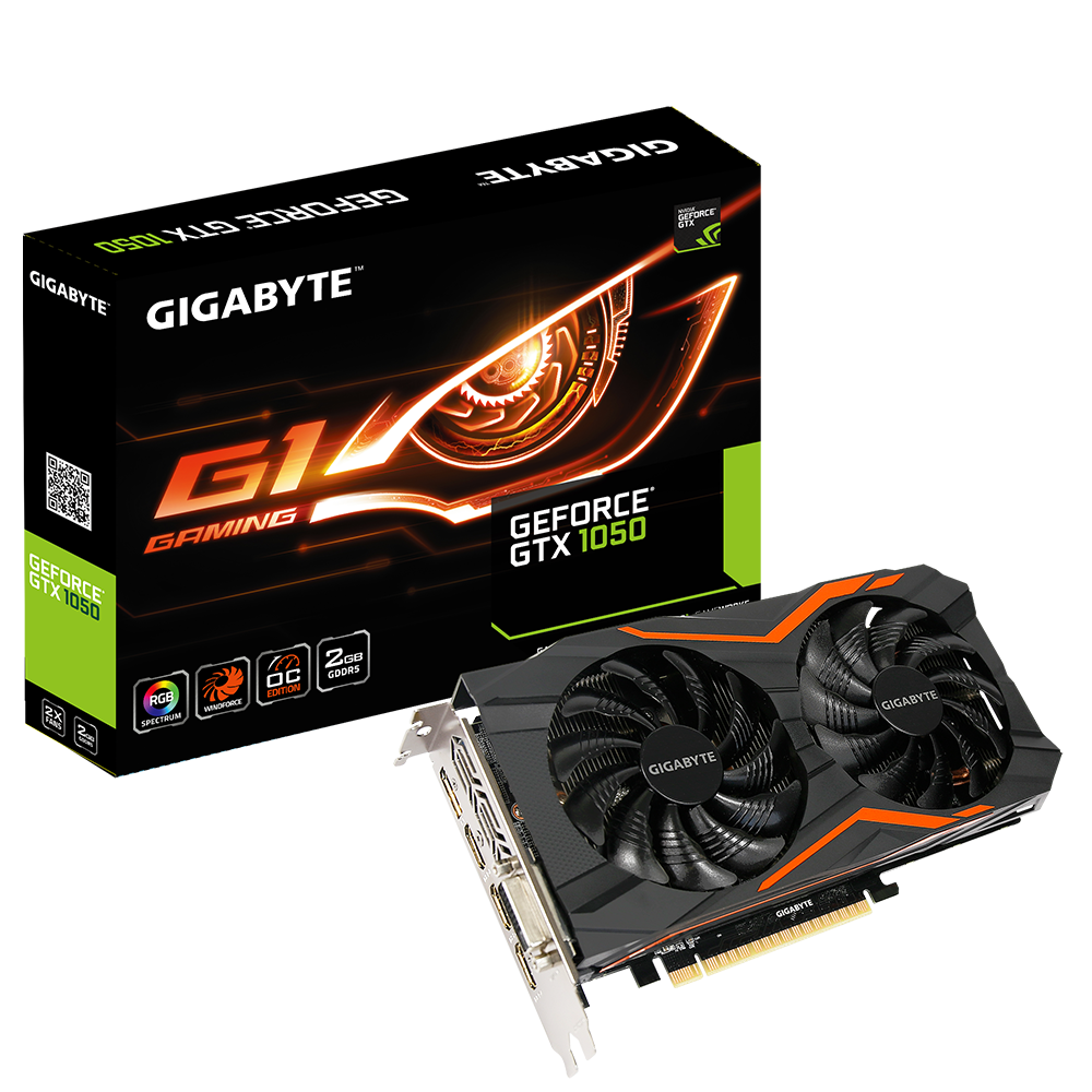 GeForce® GTX 1050 G1 Gaming 2G - GIGABYTE Global