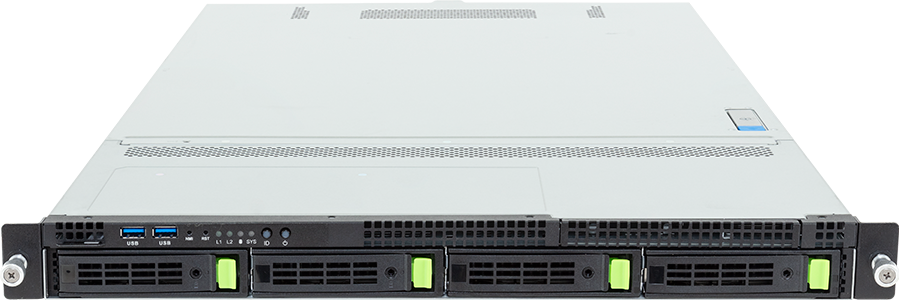Rack Server - Intel® Xeon® 6 Processors - 1U UP 4-Bay Gen5 NVMe/SATA/SAS-4 - R164-S30-AAG1