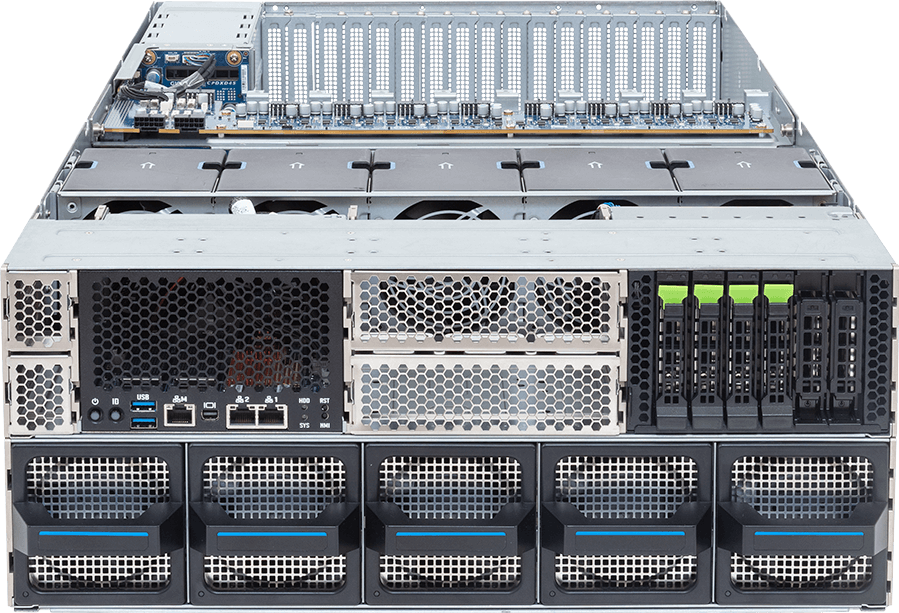 NVIDIA MGX™ Server - Intel® Xeon® 6 Processors - 4U DP 8 x PCIe Gen5 GPUs - XL44-SX0-AAS2