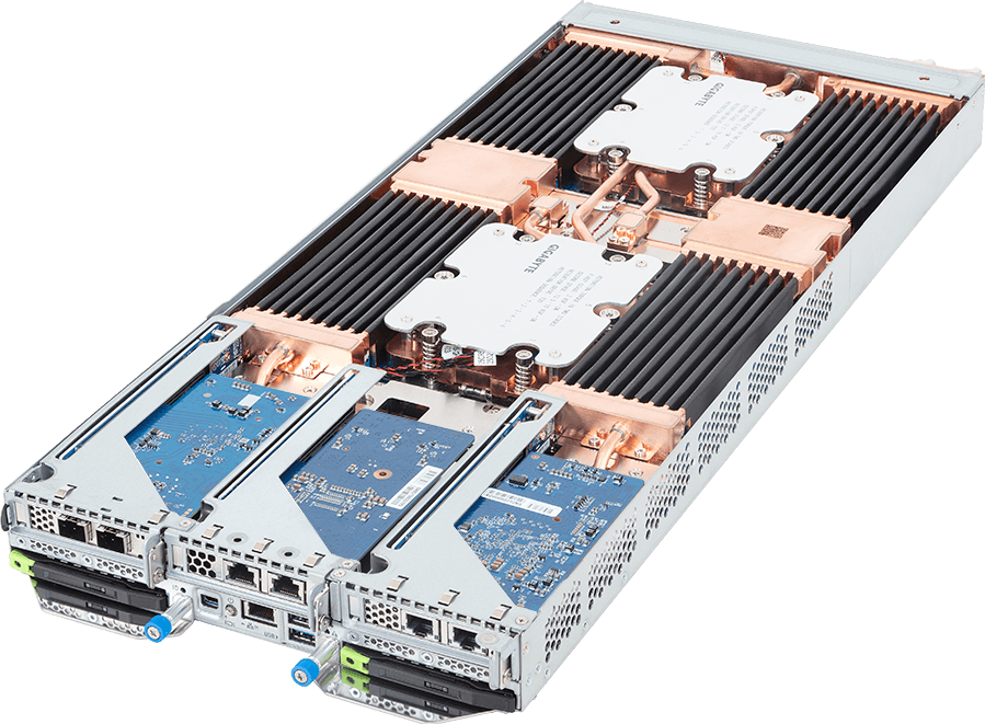 Blade Server - AMD EPYC™ 9006 SP7 Server Processors - 6U 10-Node DP 20-Bay E3.S Gen6 NVMe DLC - B685-D80-LS1
