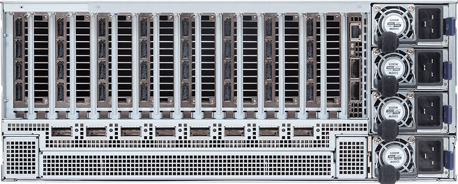 NVIDIA RTX PRO™ Server - 4U DP 8 x NVIDIA RTX PRO™ 6000 Blackwell Server Edition GPUs - XL44-SX2-AAS1
